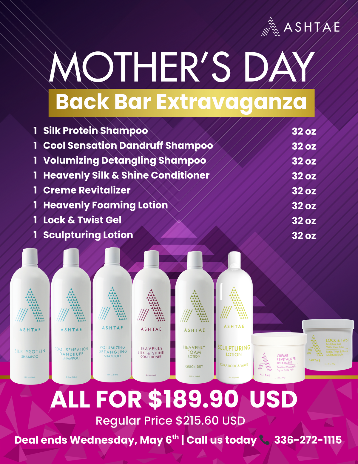 Mother’s Day 32oz Back Bar Extravaganza Deal