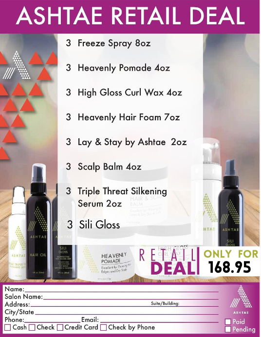 2: $168 RETAIL DEAL