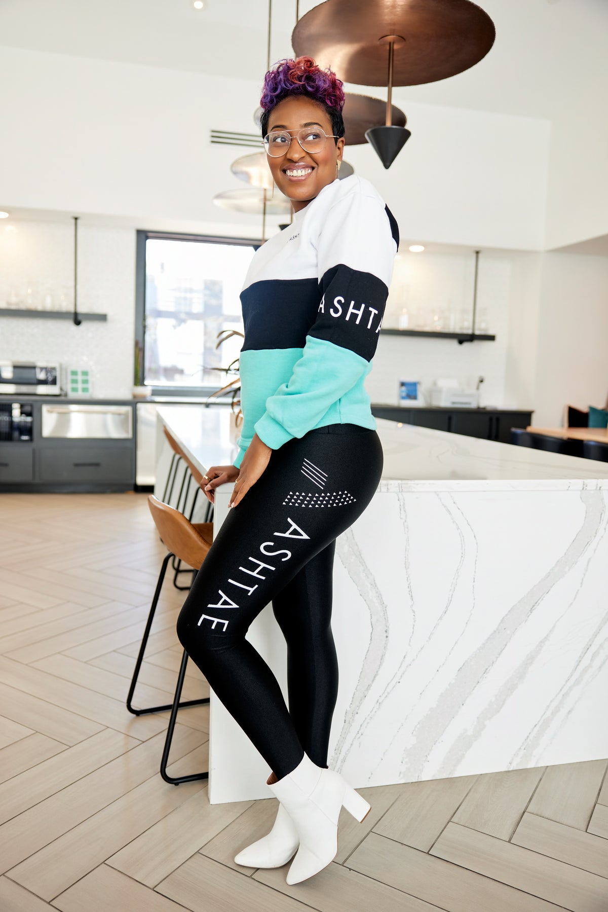 Ashtae Long Sleeve Crew Neck