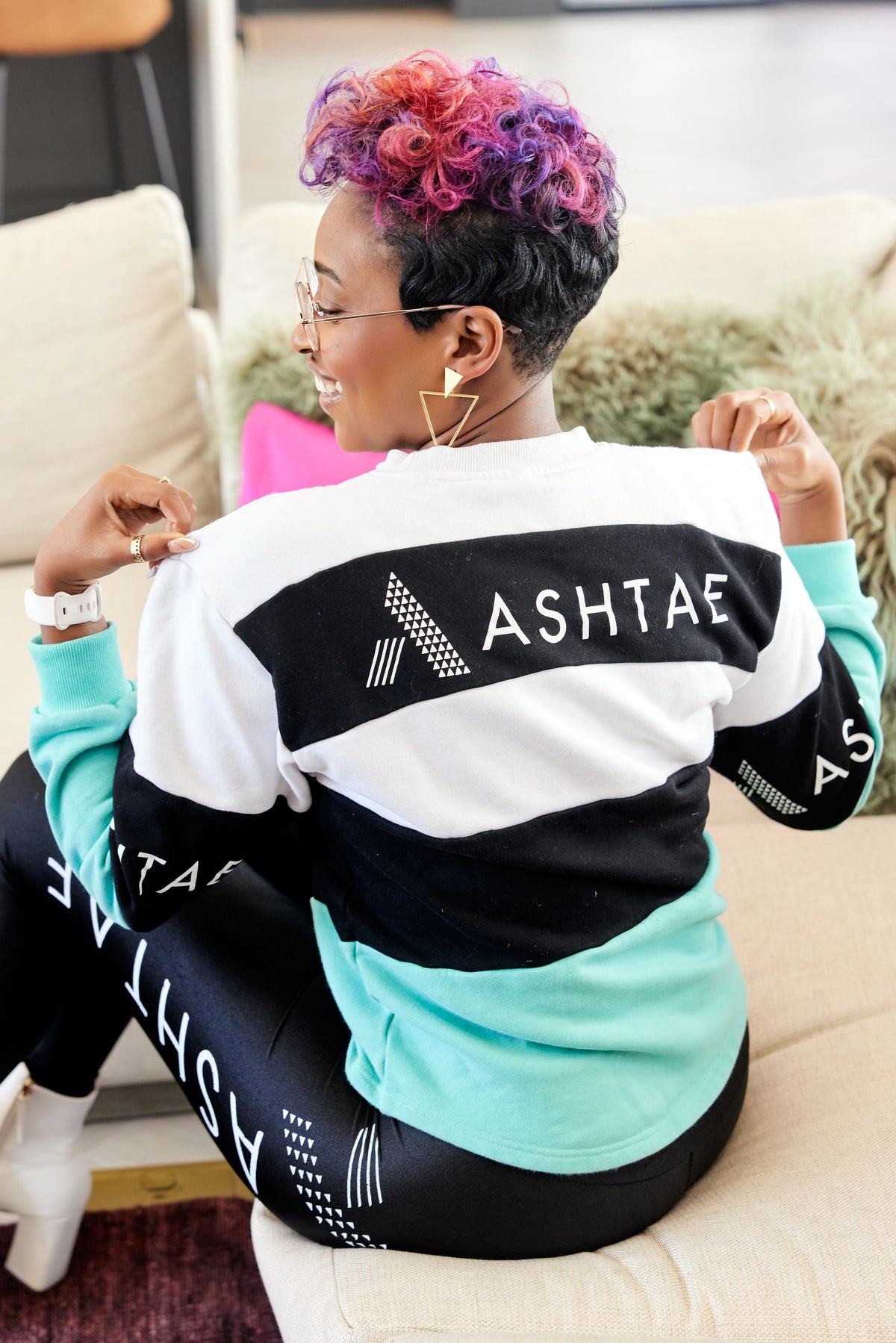 Ashtae Long Sleeve Crew Neck